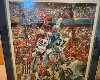 Steve Largent Limited Edition Signed Poster