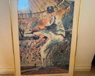 Framed Leroy Neiman Signed Poster