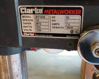 Clarke Metalworker Drill Press - BT1029