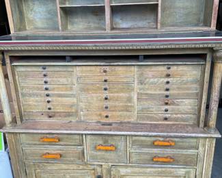 Rustic Dental/Apothecary Cabinet