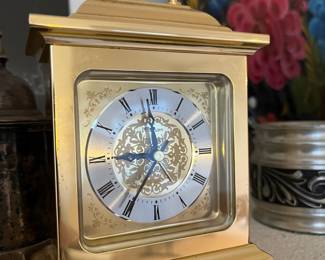 Brass Waltham Clock/Alarm