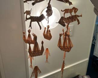 Trimmed Bamboo Decorative Wind Chime