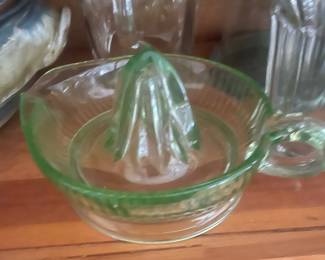 Uranium Glass Juicer/Reamer