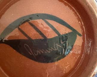 Signed Mexican Pottery Bowl
