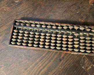 Japanese Wooden Abacus Calculating Tool