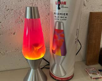 Red/Orange Lava Lamp