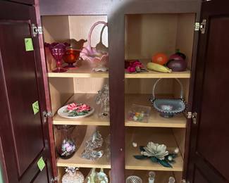 Collection of Fenton and collectibles