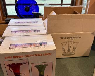 Still in the carton lamps