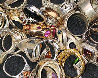 Sterling Rings
Some with Precision Stones