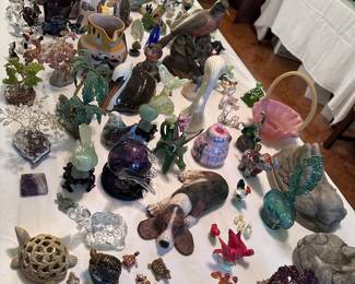 collection of many mini animal