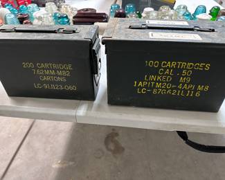 Vintage cartridge containers