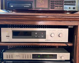 Vintage Pioneer Disc Player
Pioneer Dynamic Processor
Pioneer Digital Timer
Pioneer Double Cassette Deck