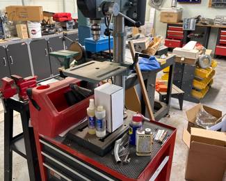 Delta 12” Drill Pres
Craftsman Tool chest on casters