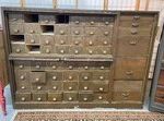Apothecary cabinet, several drawers missing