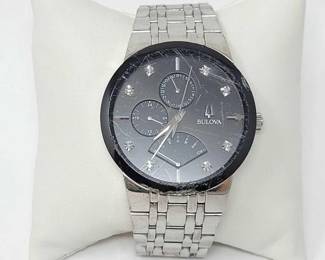 #1102 • Bulova Stainless Steel Watch
