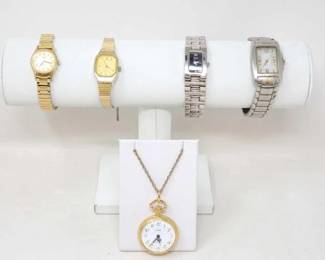 #1128 • 4 Watches and 1 Pocket Watch
