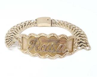 #802 • 10k Gold Bracelet, 18g
