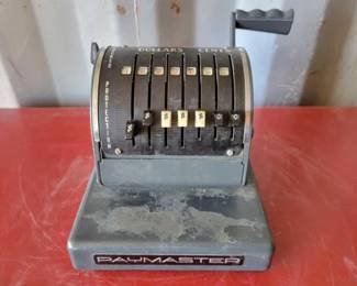 #15048 • Vintage Playmaster Check Writer
