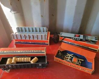 #15076 • Railroad Marker Set & The Lionel Corporation Train Set Pieces
