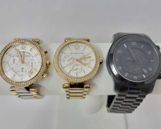 #1104 • 3 Michael Kors Watches
