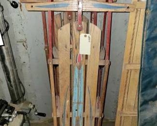 #15506 • 2 Antique Sleds
