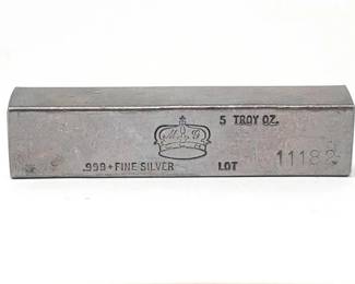 #1252 • 5oz Silver Bar MG Crow
