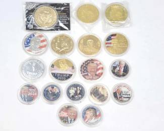 #1752 • 18 Donald Trump Tokens
