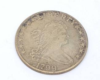 #1450 • 1799 Draped Bust Half Dollar
