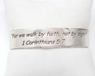 #910 • Sterling Silver Cuff Bracelet, 37g
