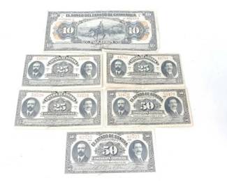 #1716 • (6) Foreign Currency Banknotes
