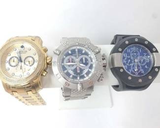 #1108 • 3 Invicta Watches
