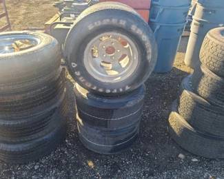 #80452 • 3 5-Lug Wheels with Tires
