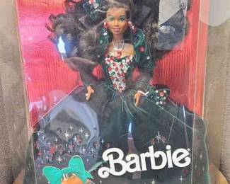 1991 Happy Holidays African American Barbie