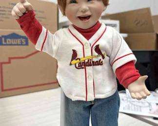 1999 Ashton Drake I Got His Autograph Porcelain Doll