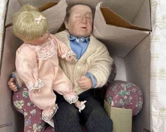 Vintage Ashton Drake Ill Finish The Story Grandpa Doll