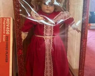 Doll With Wooden Case