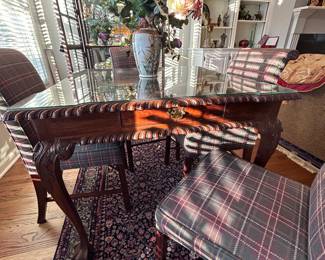 Statesville game table with 4 chairs