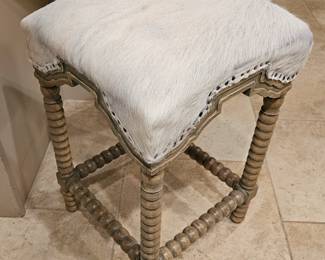 cowhide stool