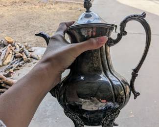 Antique Sterling silver teapot 