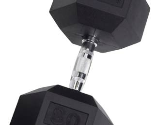 80 pounds dumbbells 