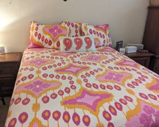 Colorful bedding set Queen