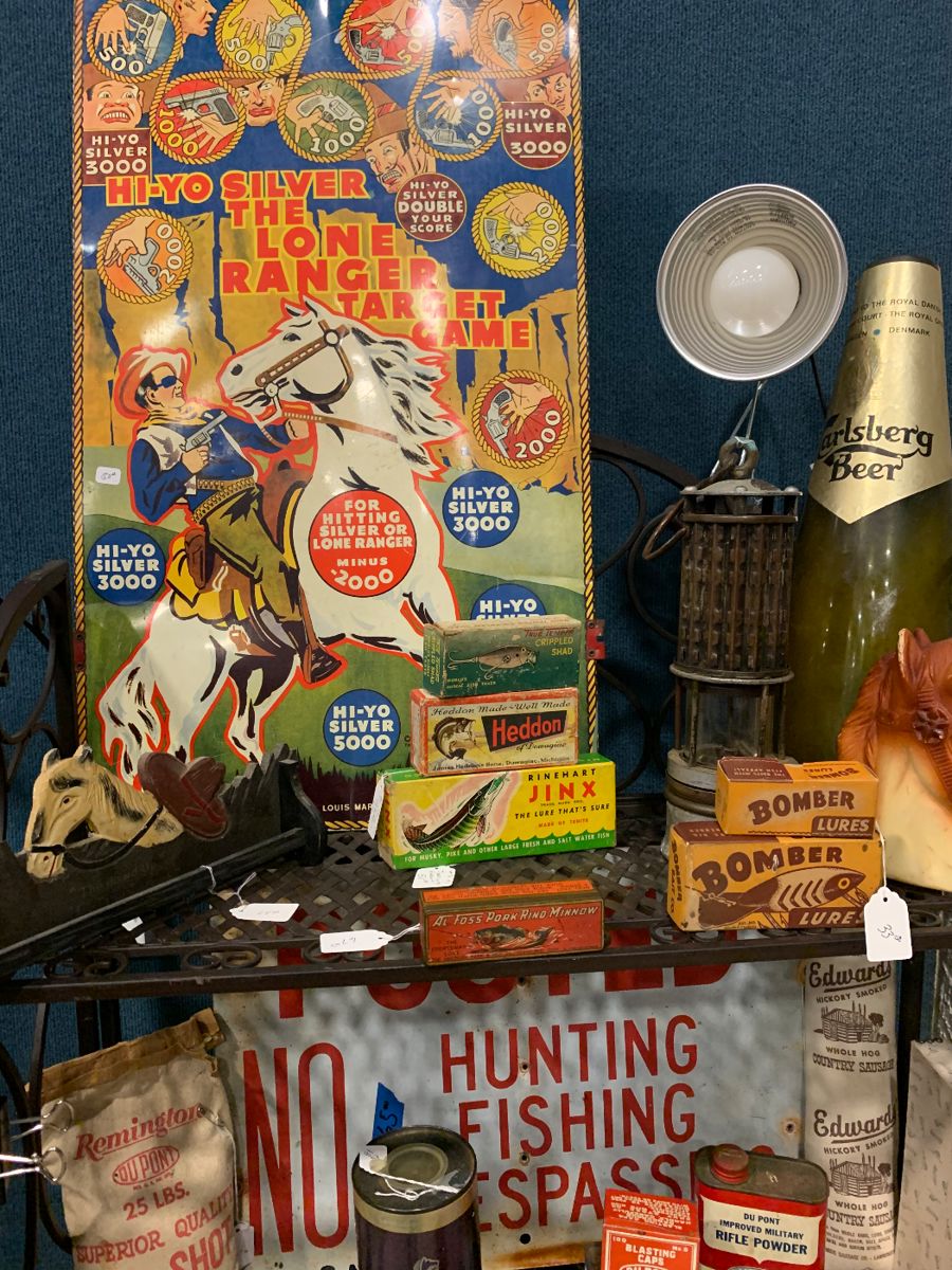 Estate items inside New Braunfels Antique Show starts on 1/12/2024