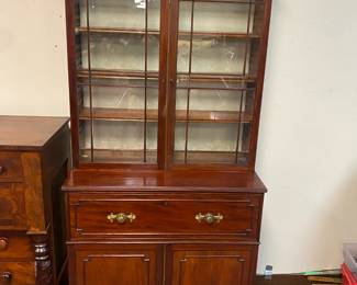 Fabulous Georgian Mahogany Secretary Bookcase