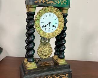 French Japy Freres Portico Clock