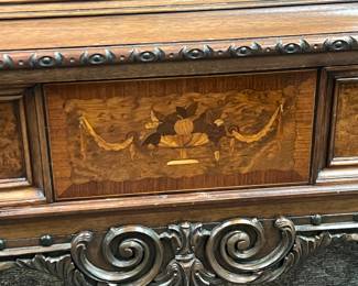 Detail of Inlay on Sideboard