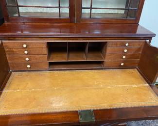 Detail of Interior Desk w/ Leather Writing Surface