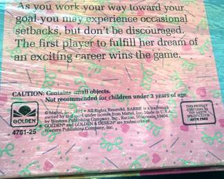 Barbie game (1991) new in box, "We Girls Can Do Anything"