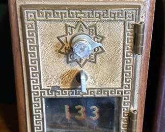 Mailbox converted to a piggy bank