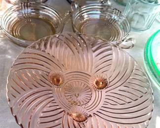 Rose-colored vintage pieces