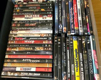 DVD movies and TV series